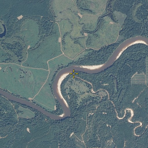 Aerial/Satellite Image of Mayo Mill Creek, AL