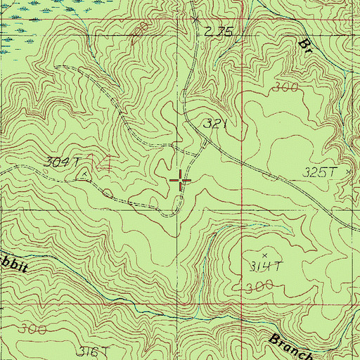 Topographic Map of Mothershed Cemetery, AL