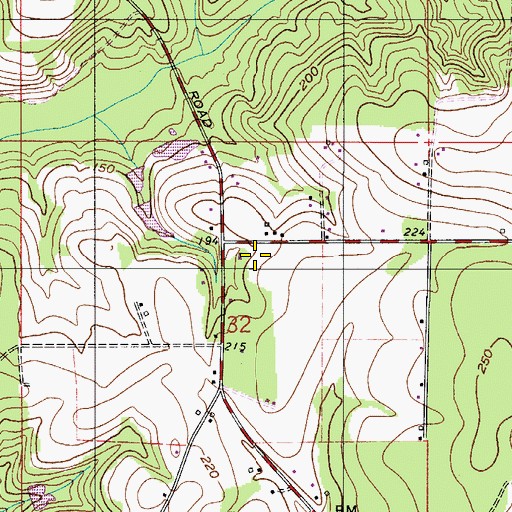 Topographic Map of Shady Grove Church, AL