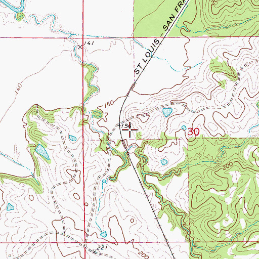 Topographic Map of Griffin (historical), AL