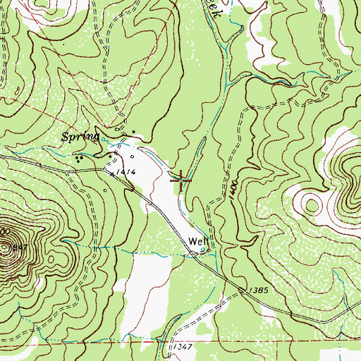 Topographic Map of Ney Hollow, TX