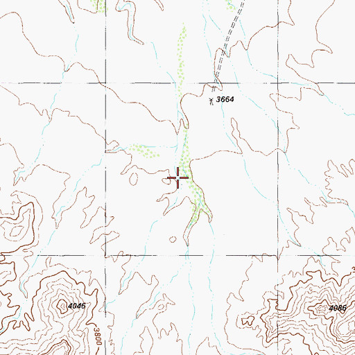 Topographic Map of Old Ranch Canyon, TX