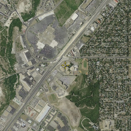 Aerial/Satellite Image of Oliver W Holmes High School, TX