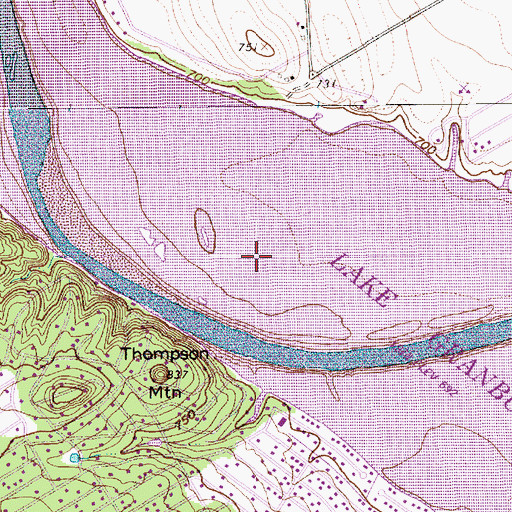 Topographic Map of Peveler Valley, TX