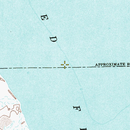 Topographic Map of Red Fish Bay, TX