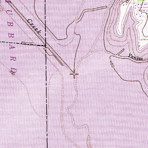 Topographic Map of Rowlett Creek, TX