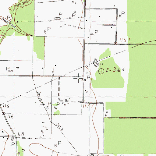 Topographic Map of Tarkington Prairie School (historical), TX