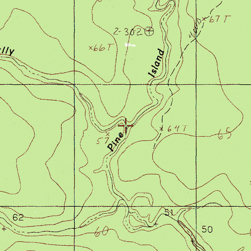 Topographic Map of Thorson Gully, TX
