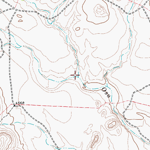 Topographic Map of Tigner Canyon, TX