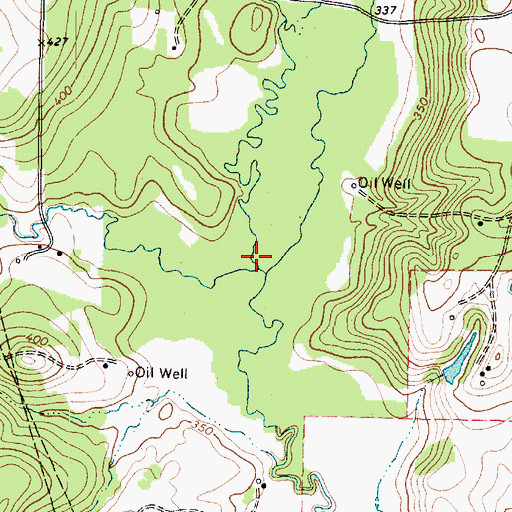 Topographic Map of Turkey Creek, TX
