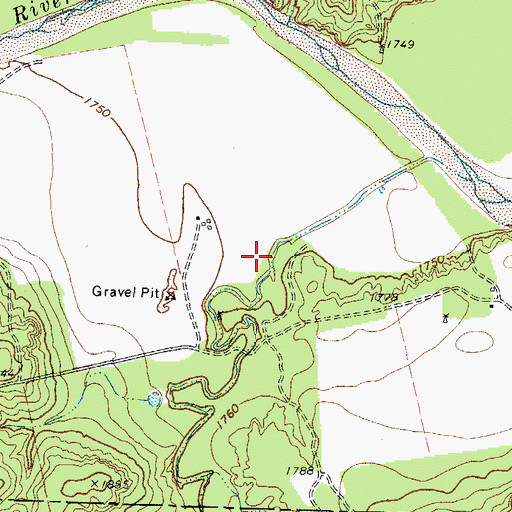 Topographic Map of White Canyon, TX