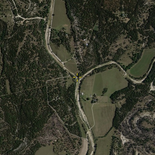 Aerial/Satellite Image of Bear Creek, TX