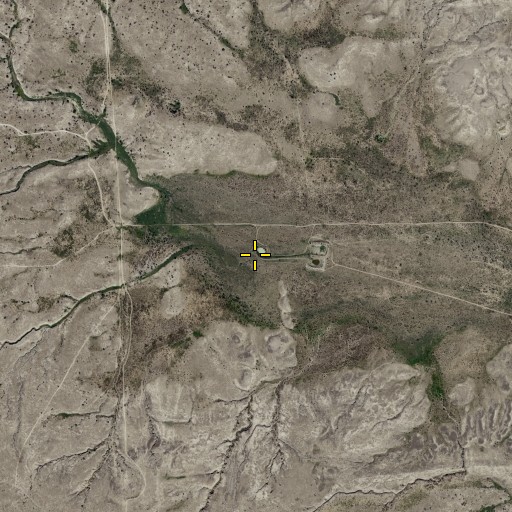 Aerial/Satellite Image of Flowing Well, TX