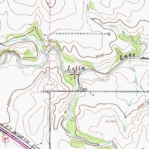 Topographic Map of Kilfoil Draw, TX