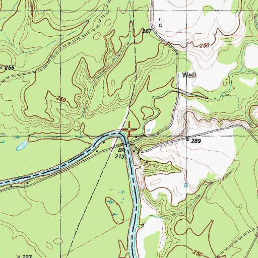 Topographic Map of Legg Creek, TX