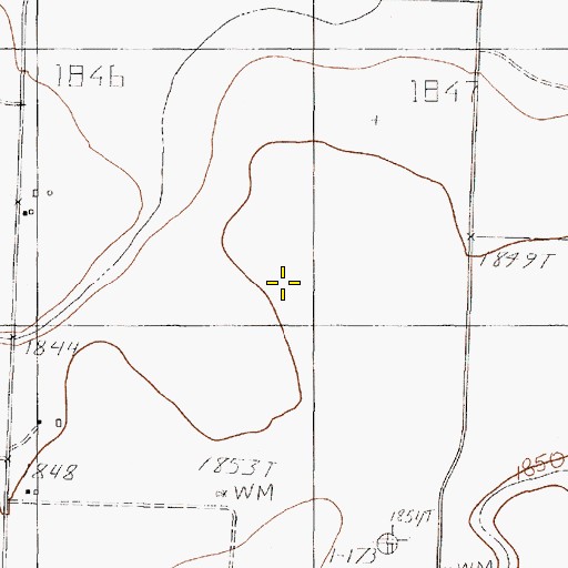 Topographic Map of Lipan Flat, TX