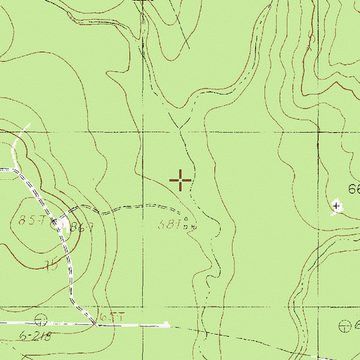 Topographic Map of Red Bank Creek, TX