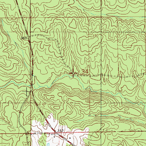 Topographic Map of Watkins Store (historical), AL