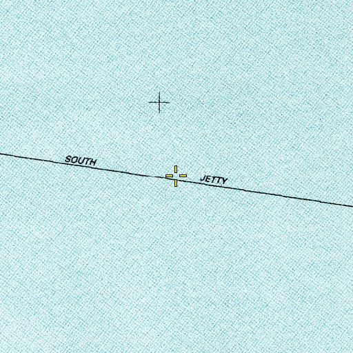 Topographic Map of South Jetty, TX