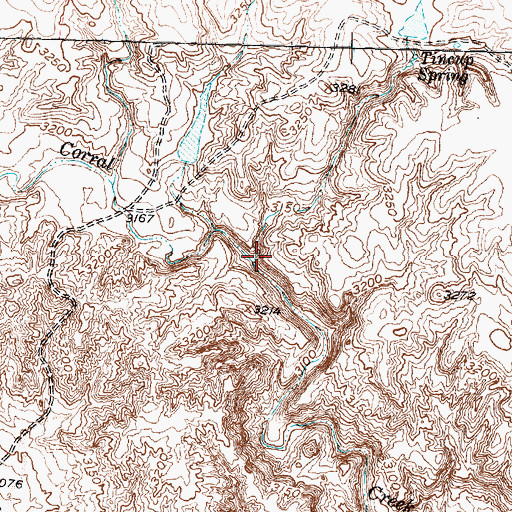 Topographic Map of Tincup Draw, TX