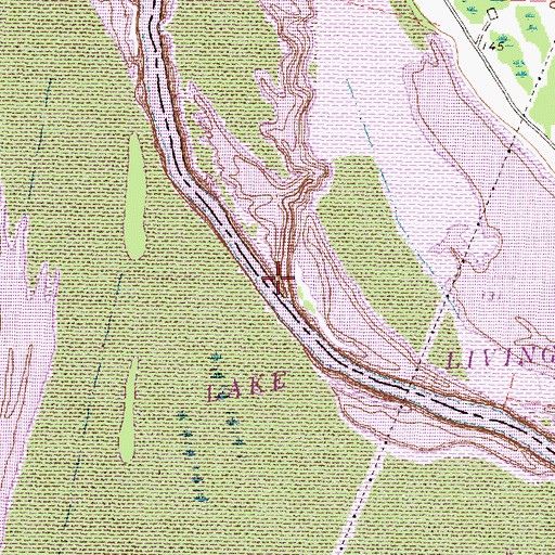 Topographic Map of Village Creek, TX