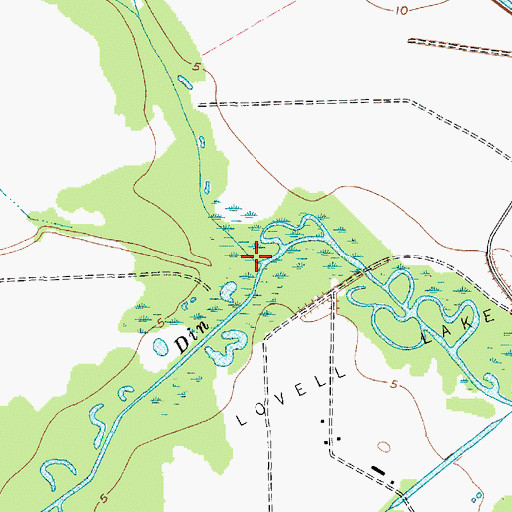 Topographic Map of Pevitot Gully, TX