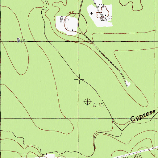 Topographic Map of Steepbank Creek, TX