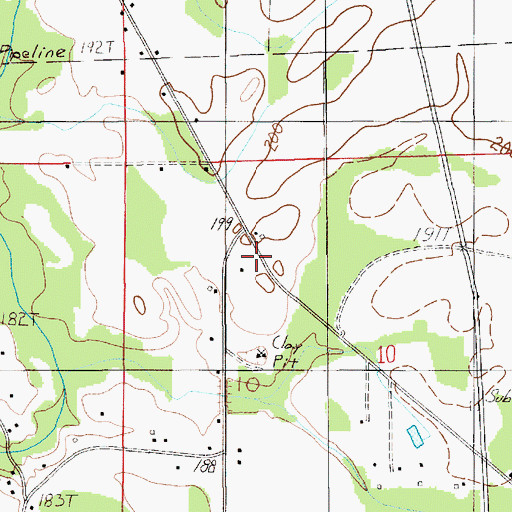 Topographic Map of Wetumpka Institute (historical), AL