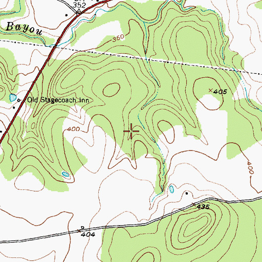 Topographic Map of Druso, TX