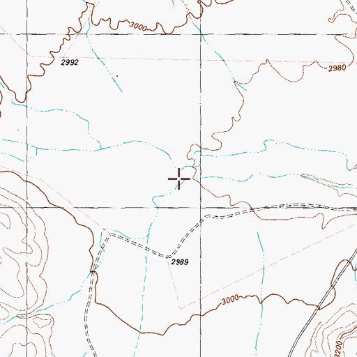 Topographic Map of East Corazones Draw, TX