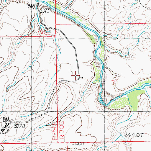 Topographic Map of Wilkerson Ranch, AZ