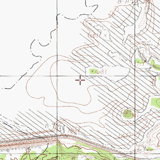 Topographic Map of Letney Cemetery, TX