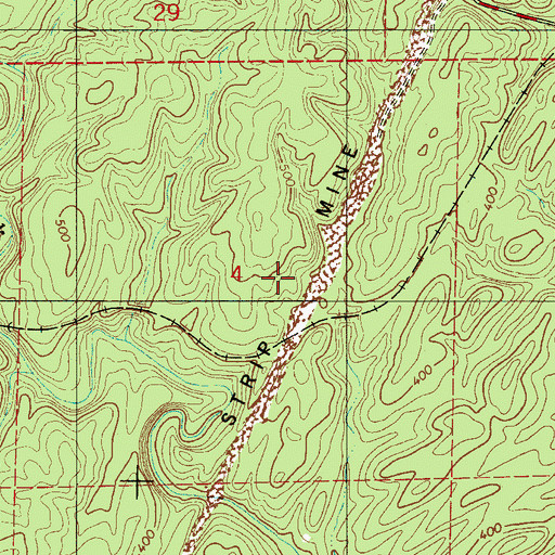 Topographic Map of Hargrove (historical), AL