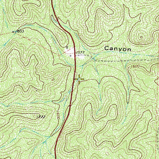 Topographic Map of Val Verde County, TX