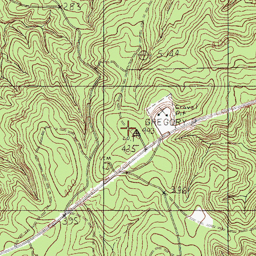 Topographic Map of Smith Ferry Lookout Tower, TX