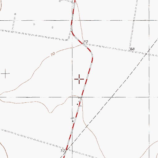 Topographic Map of KBIC-FM (Alice), TX