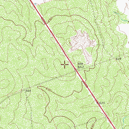 Topographic Map of KCZO-FM (Carrizo Springs), TX