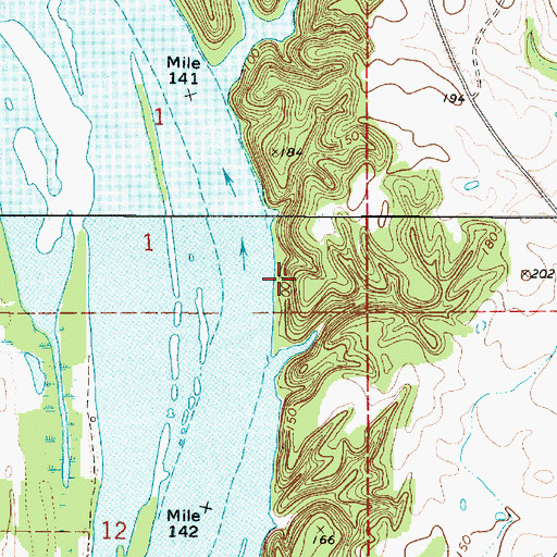 Topographic Map of Young Landing (historical), AL