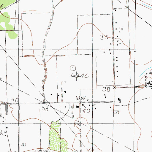 Topographic Map of Stonecipher Airport, TX
