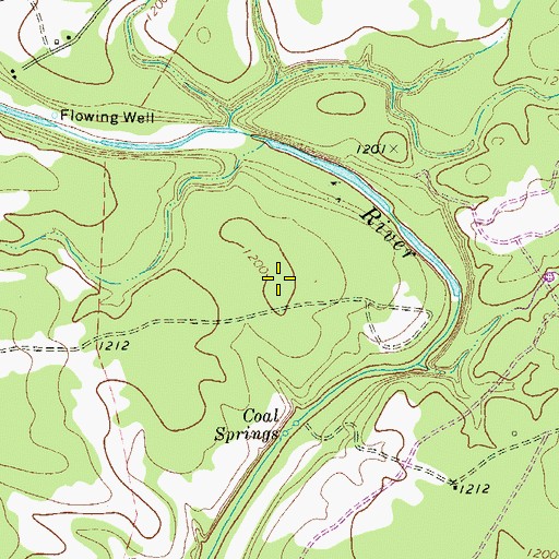 Topographic Map of Taylors Saddle Mountain Ranch Airport (historical), TX