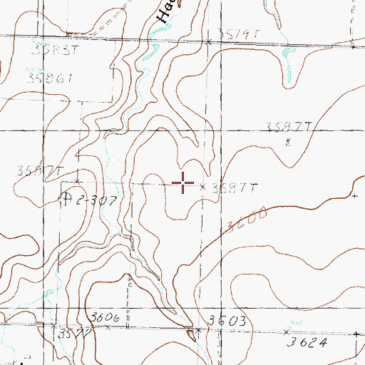 Topographic Map of Airsport Skyranch (historical), TX