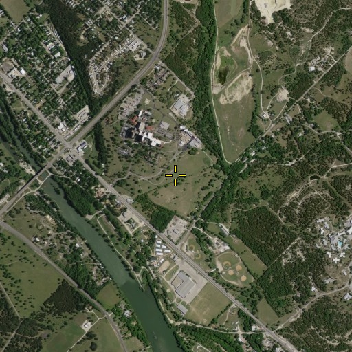 Aerial/Satellite Image of Vamc Heliport, TX