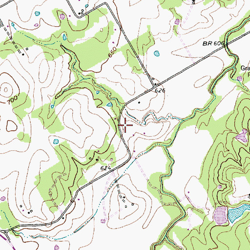Topographic Map of Short Field, TX