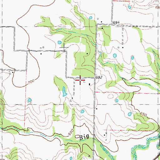 Topographic Map of Graham Field, TX