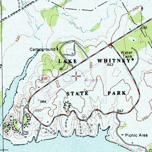 Lake Whitney State Park Airport (historical), TX