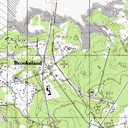 Topographic Map of KWYX-FM (Jasper), TX