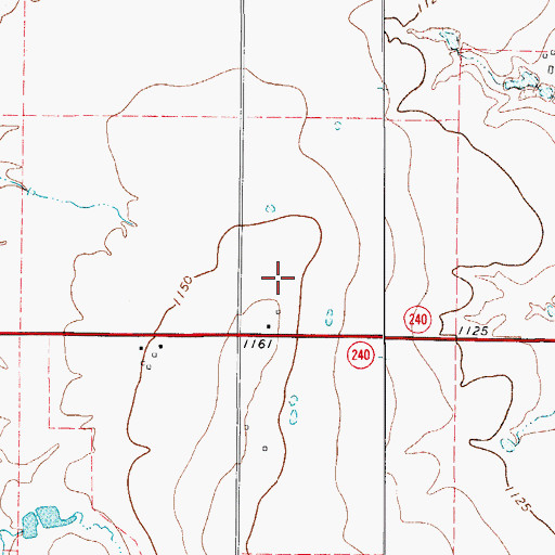 Topographic Map of KWFS-FM (Wichita Falls), TX