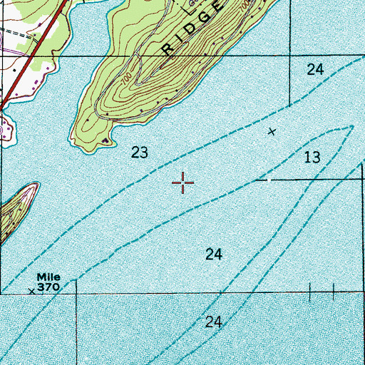 Topographic Map of Upper Bar, AL