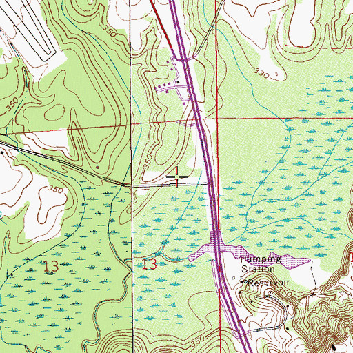 Topographic Map of Conecuh River Church of Christ, AL