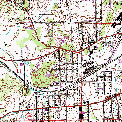 Topographic Map of Fairview Freewill Baptist Church, AL